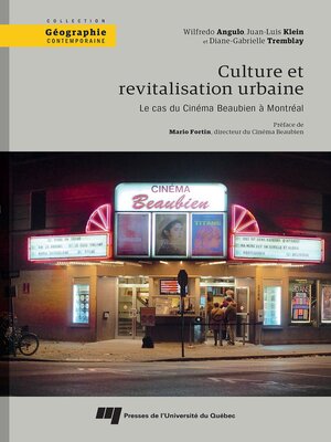 cover image of Culture et revitalisation urbaine